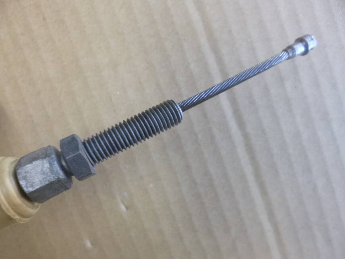 CB72 CB77 クラッチワイヤー 新品未使用当時物純正品 22870-268-010 880ミリ長 変色などありの画像5