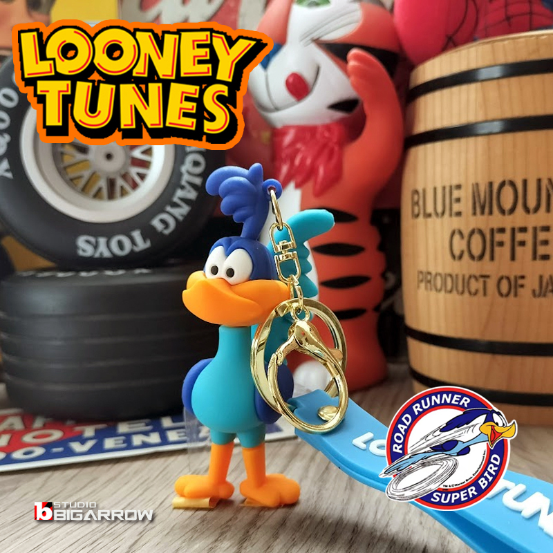 ルーニーテューンズ ロードランナー LOONEYTUNES キーホルダー キーチェーン ストラップ 世田谷ベース アメリカン雑貨_画像2