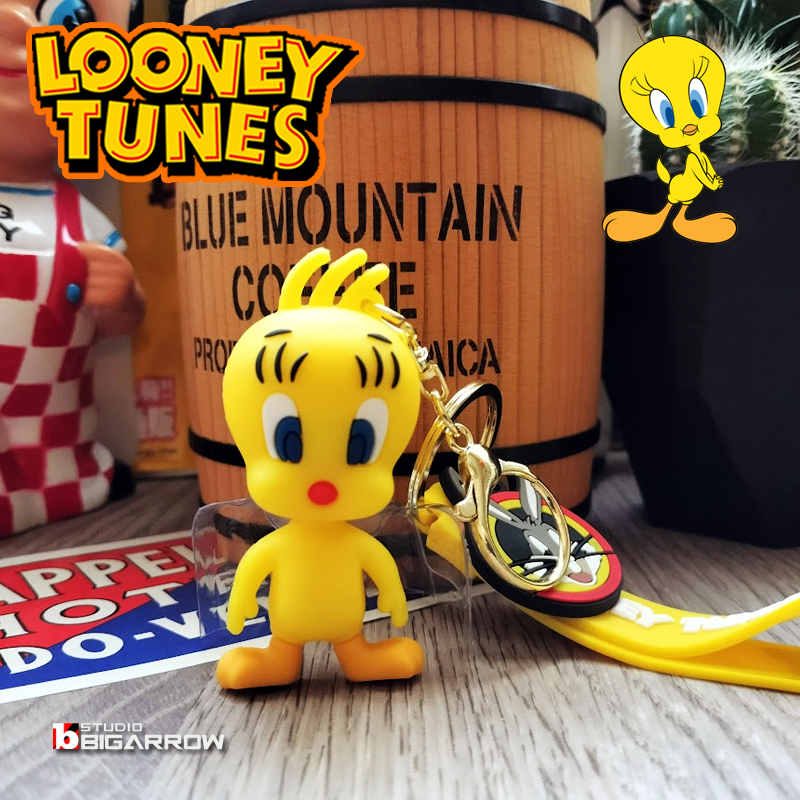 ルーニーテューンズ トゥイーティー LOONEYTUNES キーホルダー キーチェーン ストラップ シルベスター アメリカン雑貨_画像1