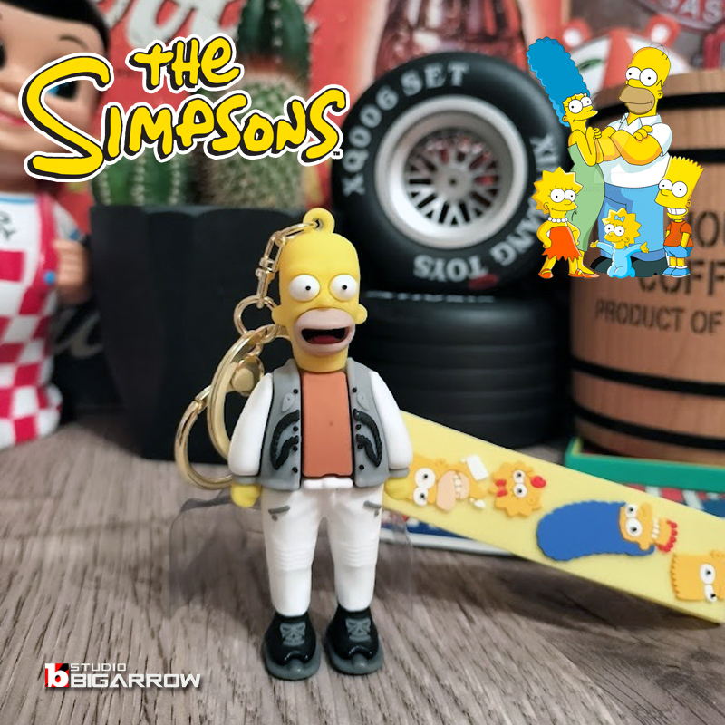 シンプソンズ ホーマー THE SIMPSONS キーホルダー キーチェーン ストラップ アメリカン雑貨_画像3