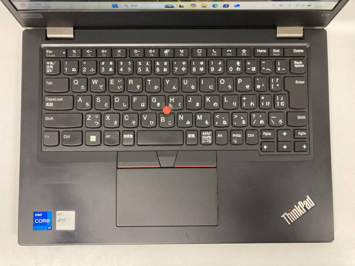（訳あり）Lenovo ThinkPad L13 Gen2 TP00114B / Core i7-1165G7 2.80GHz / 16GB / SSD 512GB / Windows 11Pro_画像3