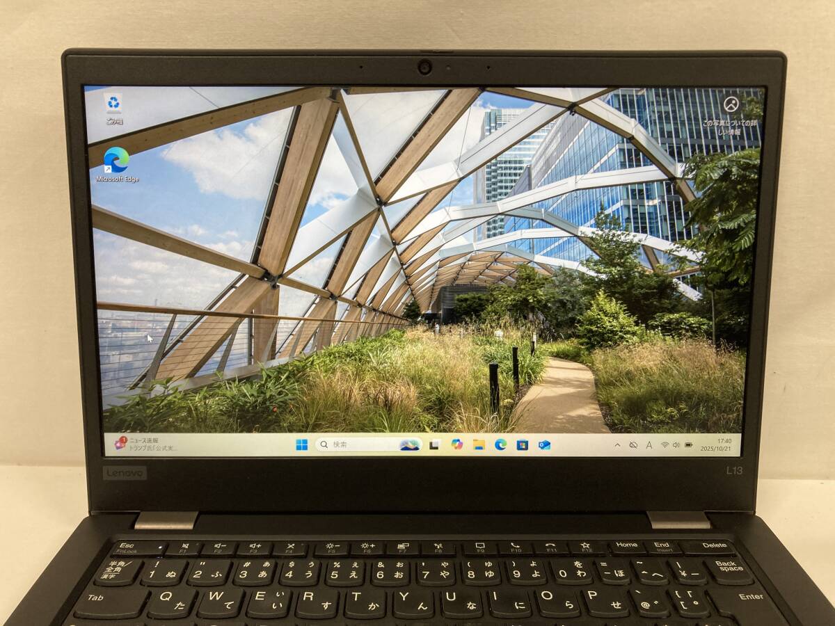 （訳あり）Lenovo ThinkPad L13 Gen2 TP00114B / Core i7-1165G7 2.80GHz / 16GB / SSD 512GB / Windows 11Pro_画像2