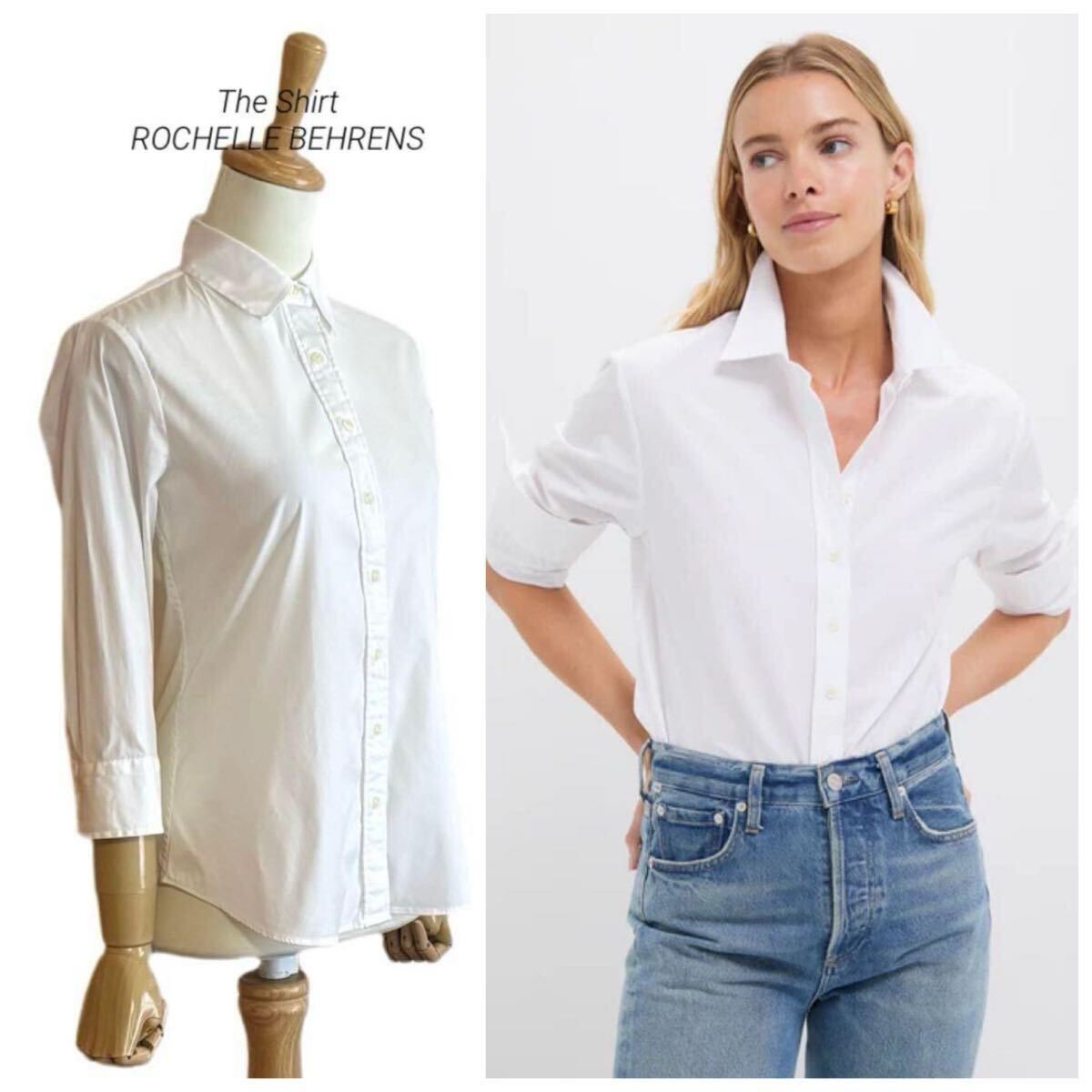 【The Shirt ROCHELLE BEHRENS】 7分袖丈シャツ_画像1