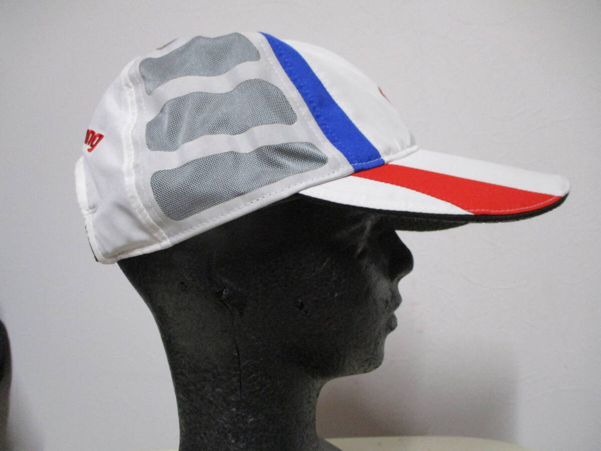 HONDA ホンダレーシング ウイングロゴ サイドメッシュ キャップ 帽子 白赤青 ONE SIZE_画像5