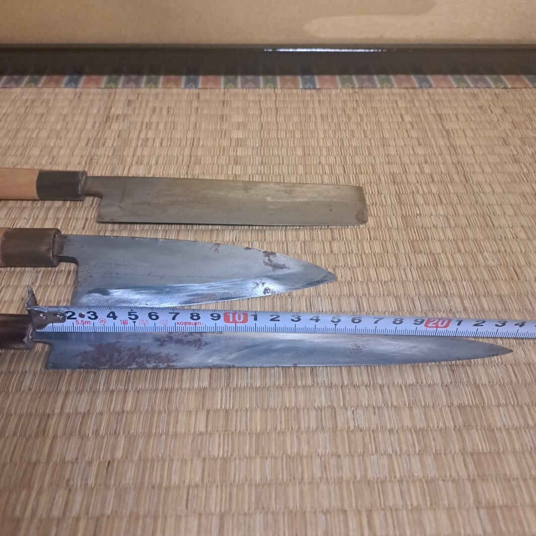 貞宗包丁３本セット　 柳刃包丁 和包丁 出刃包丁　A2 V1_画像4