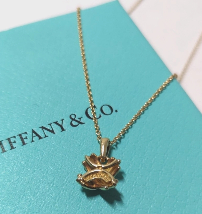 Tiffany&Co  TIFFANY  ティファニー K18 シグネチャー ネックレス 750 ペンダント_画像2