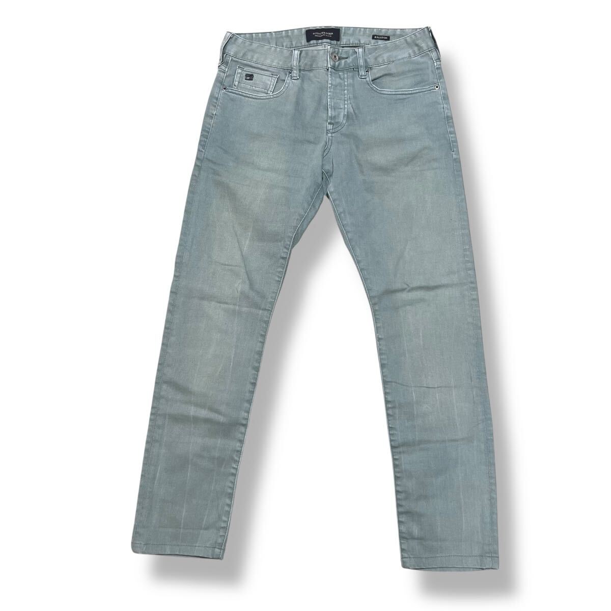 スコッチアンドソーダ RALSTON SLIM FIT テーパード ストレッチ デニム パンツ サイズ28 ストレッチジーンズ 細身デニム 人気モデル_画像2