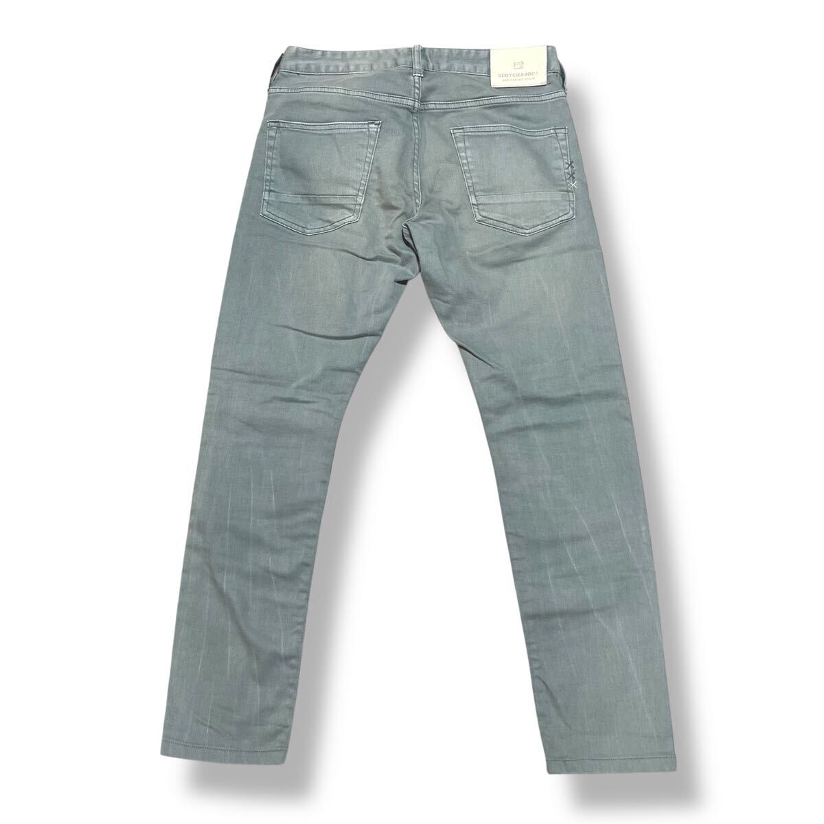 スコッチアンドソーダ RALSTON SLIM FIT テーパード ストレッチ デニム パンツ サイズ28 ストレッチジーンズ 細身デニム 人気モデル_画像3
