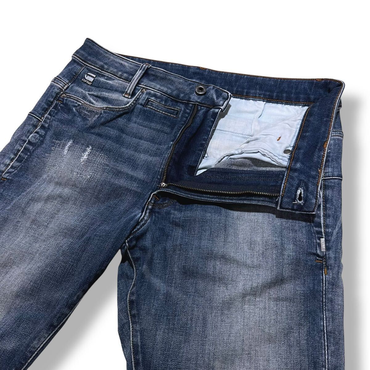 G-Star RAW(ジースターロゥ)D-STAQ 3D SLIM ストレッチ デニム パンツ サイズ30 メンズ ジーンズ_画像5