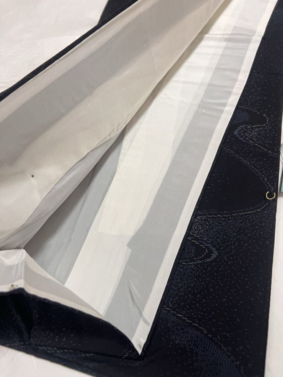 逸品 本場大島紬 著物 伝統(tǒng)織物 著丈162cm 絹100% 総柄 しつけ纟付き 総織物 大島きもの 