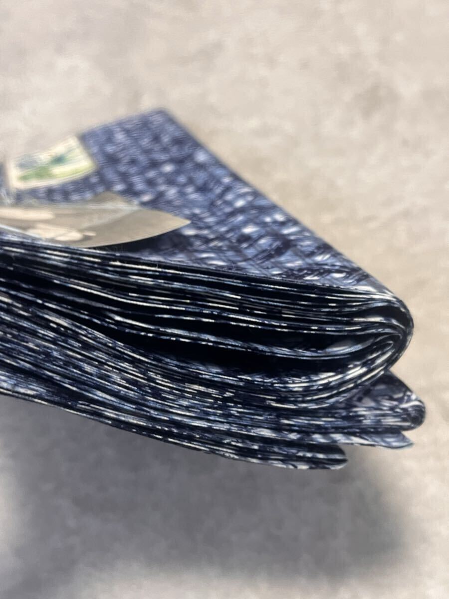 反物 浴衣 綿 東京本染 ゆかた 生地 しつけ糸付き 和装 _画像7