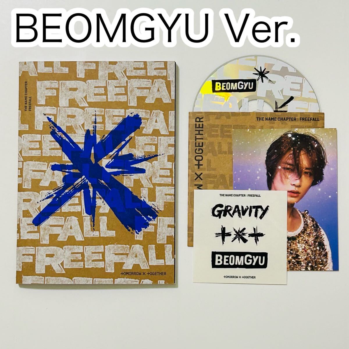 TXT FREEFALL ボムギュ サイン トレカ TXT FREEFALL 中華 蘇州 サイン会 トレカ ボムギュ - メルカリ