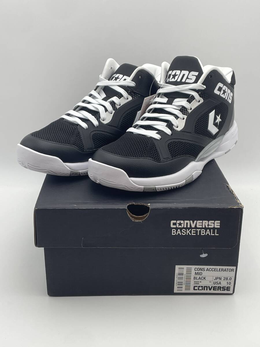 新品未使用　コンバース(CONVERSE)(メンズ)バスケットシューズ バッシュ CONS ACCELERATOR MID B 33500402 28cm RC0277_画像1