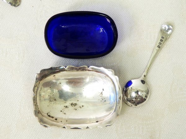 7436 希少☆ MAPPIN & WEBB アンティーク ソルト & ペッパー 調味料入れ 他 PRINCES PLATE 銀 英国王室御用達 マッピン＆ウェッブ_画像5