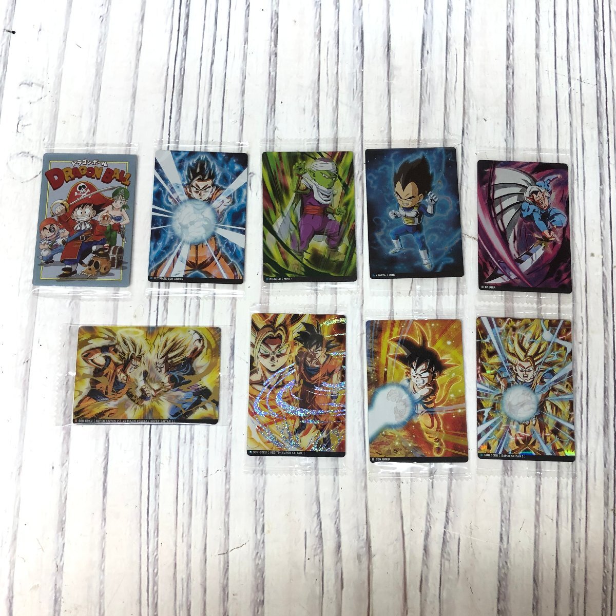 m001 D(10) 未開封 ドラゴンボール イタジャガ 9枚まとめ カード 孫悟空 孫悟飯 鳥山明 コレクション DRAGON BALL _画像1