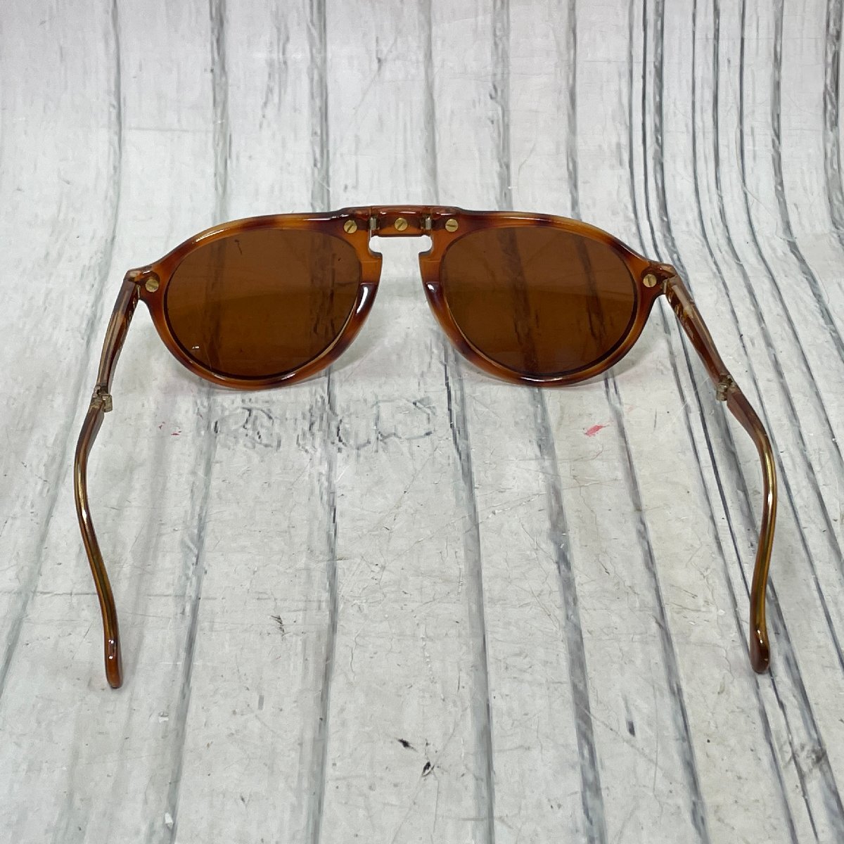 m002 H1(30) HUGO BOSS ボス 折りたたみ 5150 10 55□21 140 べっ甲柄 CARRERA カレラ 80s ビンテージ サングラス アイウェア コンパクト_画像9