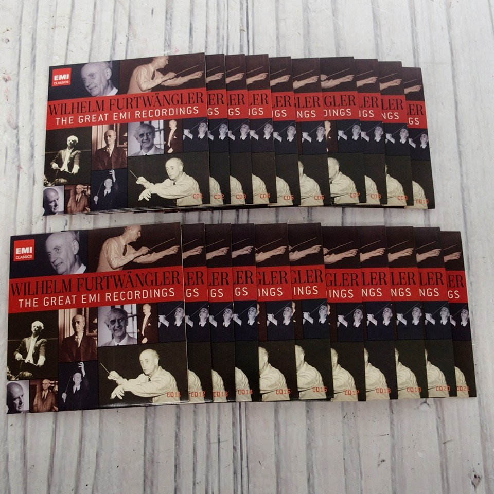 f002 Y4(60) 21枚組 CD Wilhelm Furtwangler Great EMI Recordings 5099990787829 EMI CLASSICS 紙ジャケ 現状_画像4