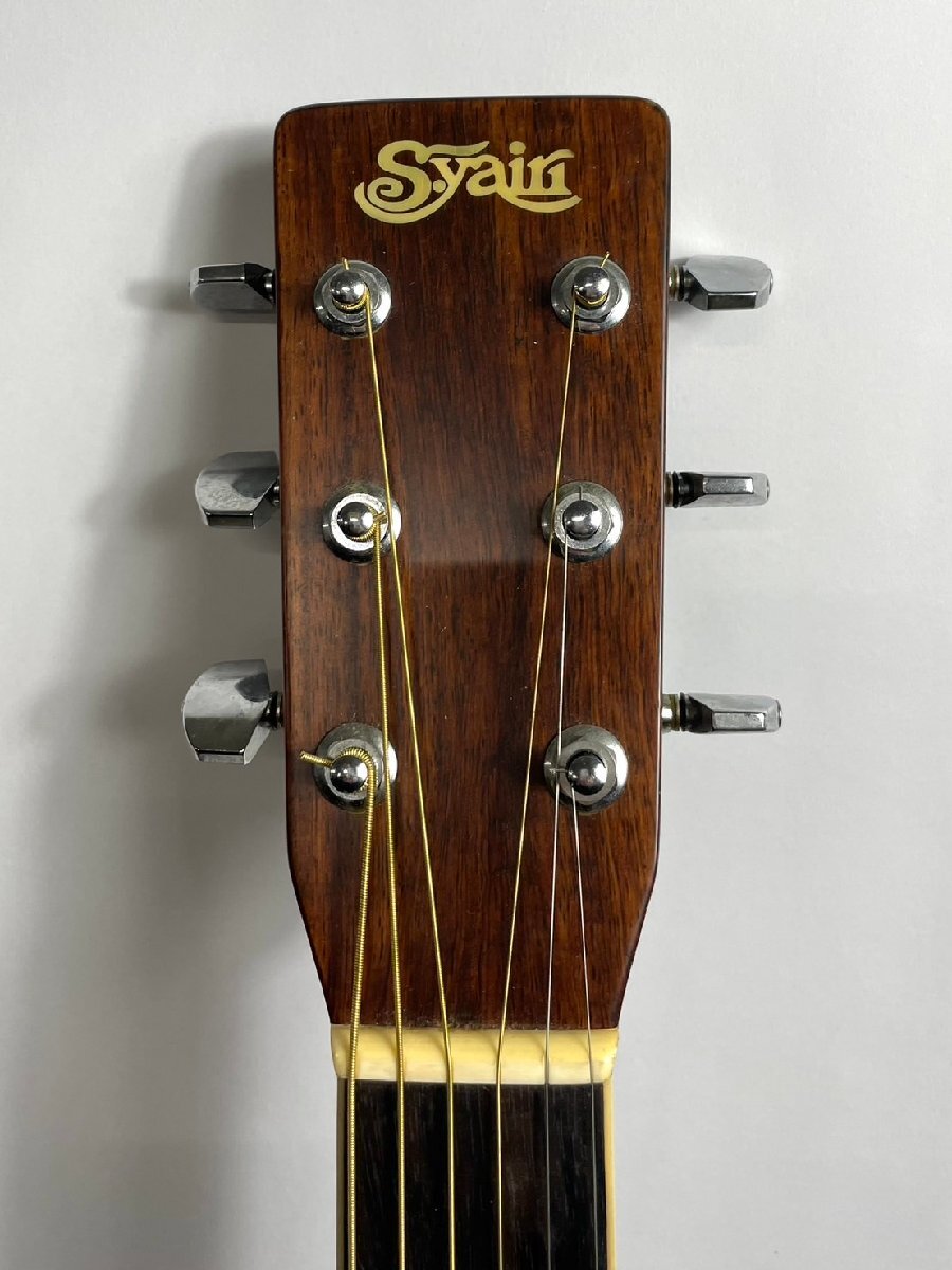 【ヤRO鳥25AG0060C】★S.YAIRI★ヤイリ★アコースティックギター★アコギ★ギター★シャムガキ★ハードケース付き★ジャパンヴィンテージ_画像5