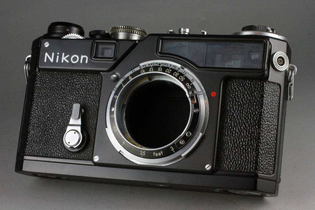 【良品】動作確認済み NIKON SP ブラック 日本光学 ニコン レンジファインダー Nikon フィルムカメラ Nippon Kogaku #118-2_画像1