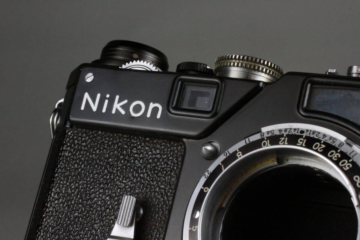 【良品】動作確認済み NIKON SP ブラック 日本光学 ニコン レンジファインダー Nikon フィルムカメラ Nippon Kogaku #118-2_画像5