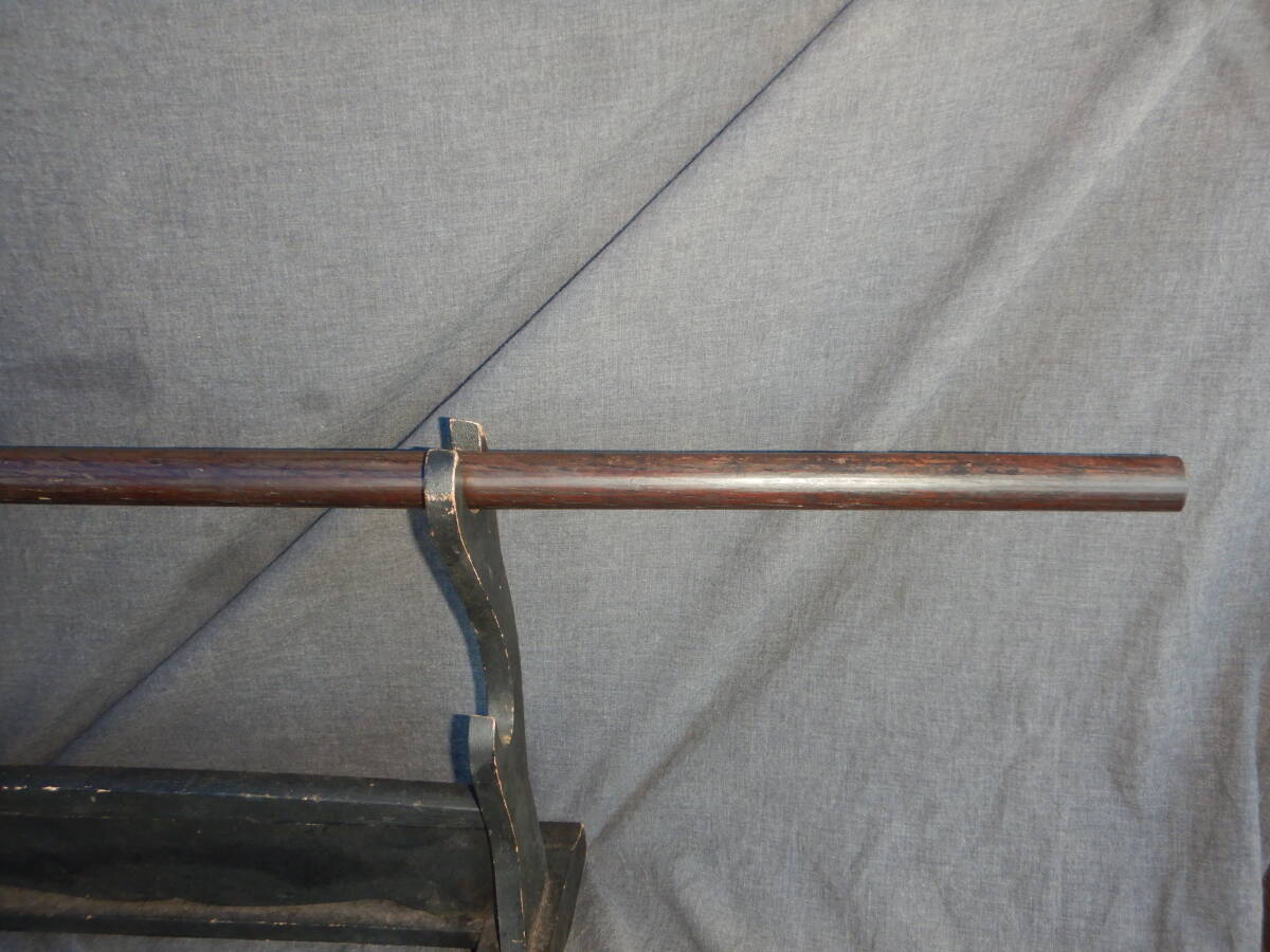 時代 棒術 古武術 護身術 合気道 少林寺拳法 空手 武道 武具 鍛錬棒 振り棒 四尺棒 120cm 樫木 木刀 素振刀 日本刀 刀剣 刀 剣道 杖の画像2