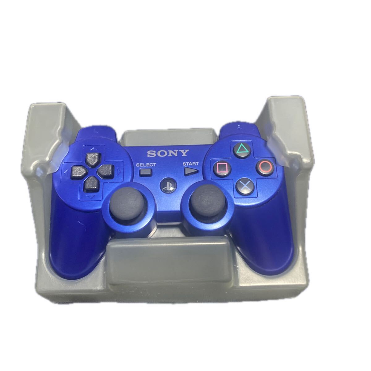 PS3 ワイヤレスコントローラ DUALSHOCK 3 メタリック・ブルー CECH-ZC2JMB SONY ソニー デュアルショック3 送料無料_画像2