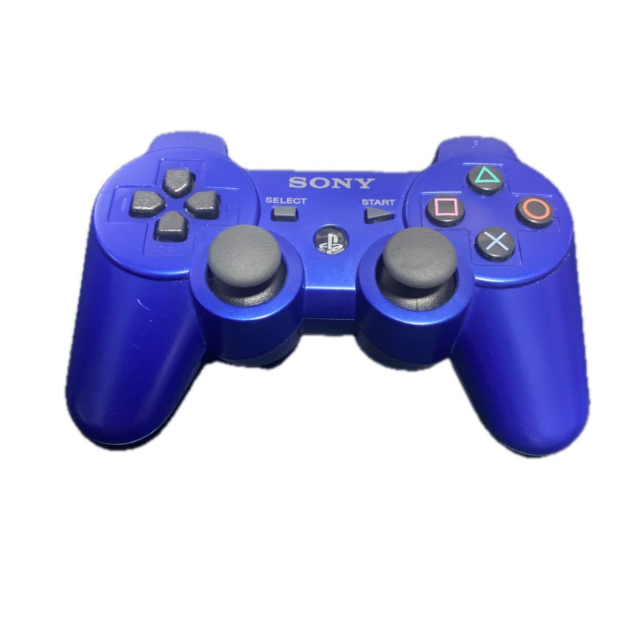 PS3 ワイヤレスコントローラ DUALSHOCK 3 メタリック・ブルー CECH-ZC2JMB SONY ソニー デュアルショック3 送料無料_画像3