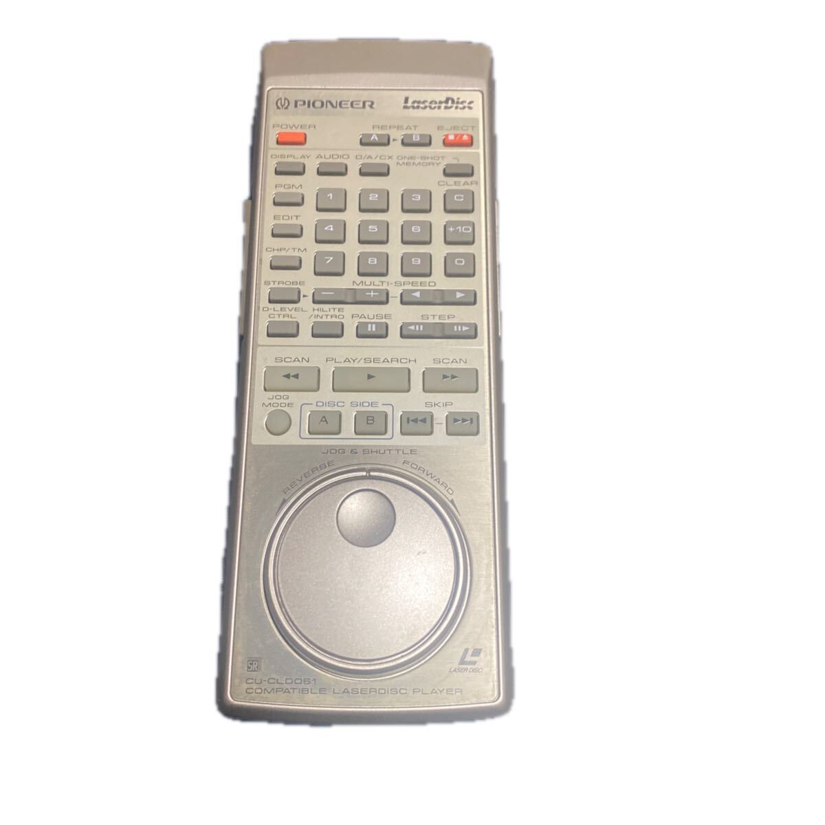 PIONEER パイオニア リモコン LDプレーヤー レーザーディスク cu cld061 赤外線確認済み 送料無料_画像1