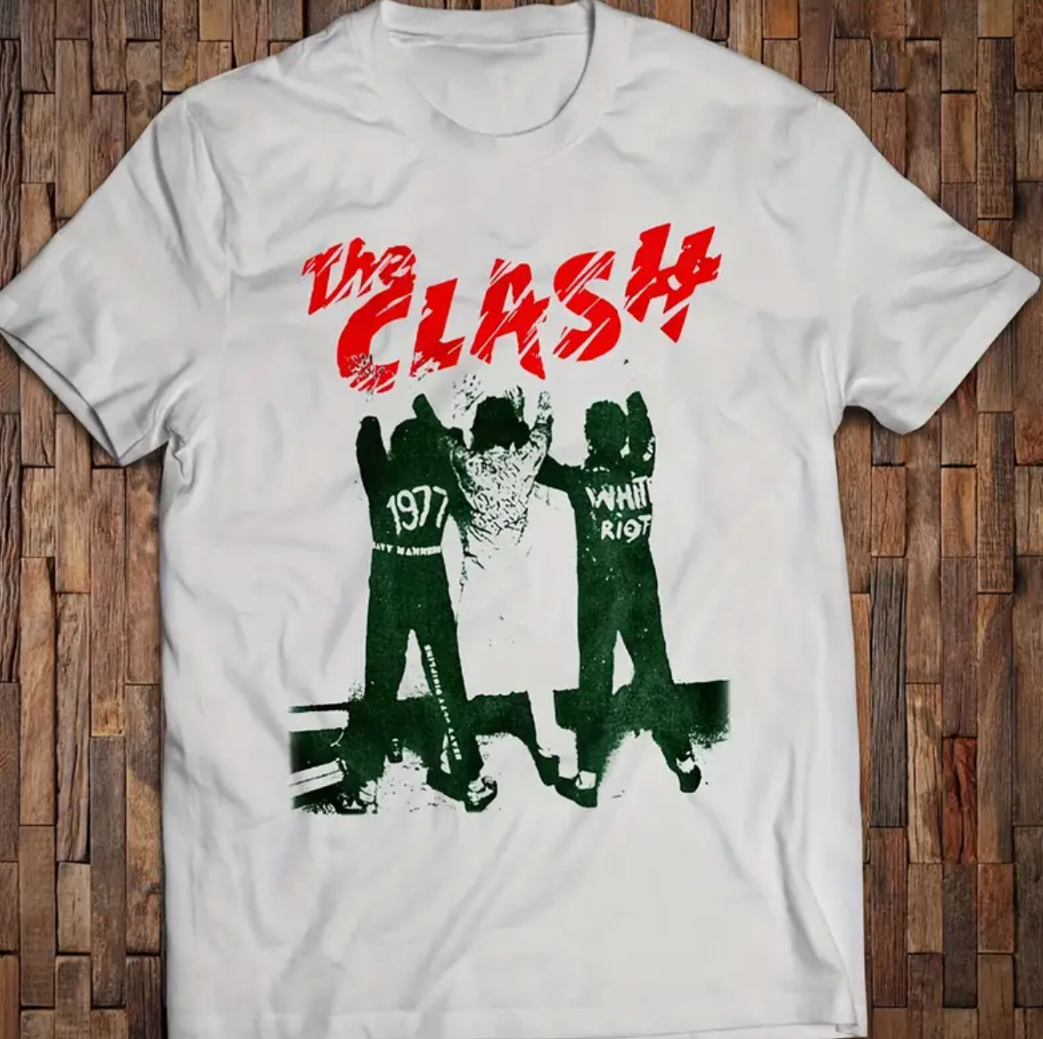  новый товар не использовался / бесплатная доставка [ THE CLASH / The * авария ] короткий рукав футболка / M размер / 100% хлопок производства 