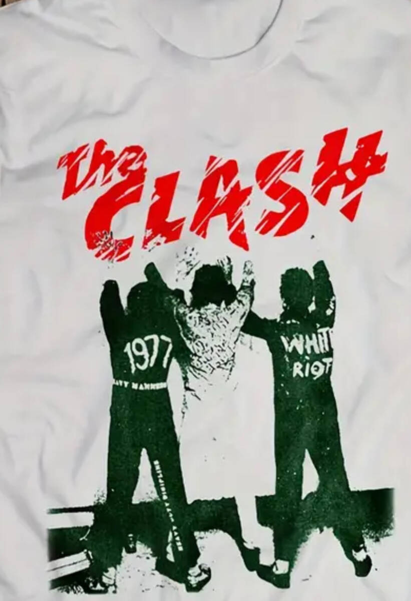  новый товар не использовался / бесплатная доставка [ THE CLASH / The * авария ] короткий рукав футболка / M размер / 100% хлопок производства 