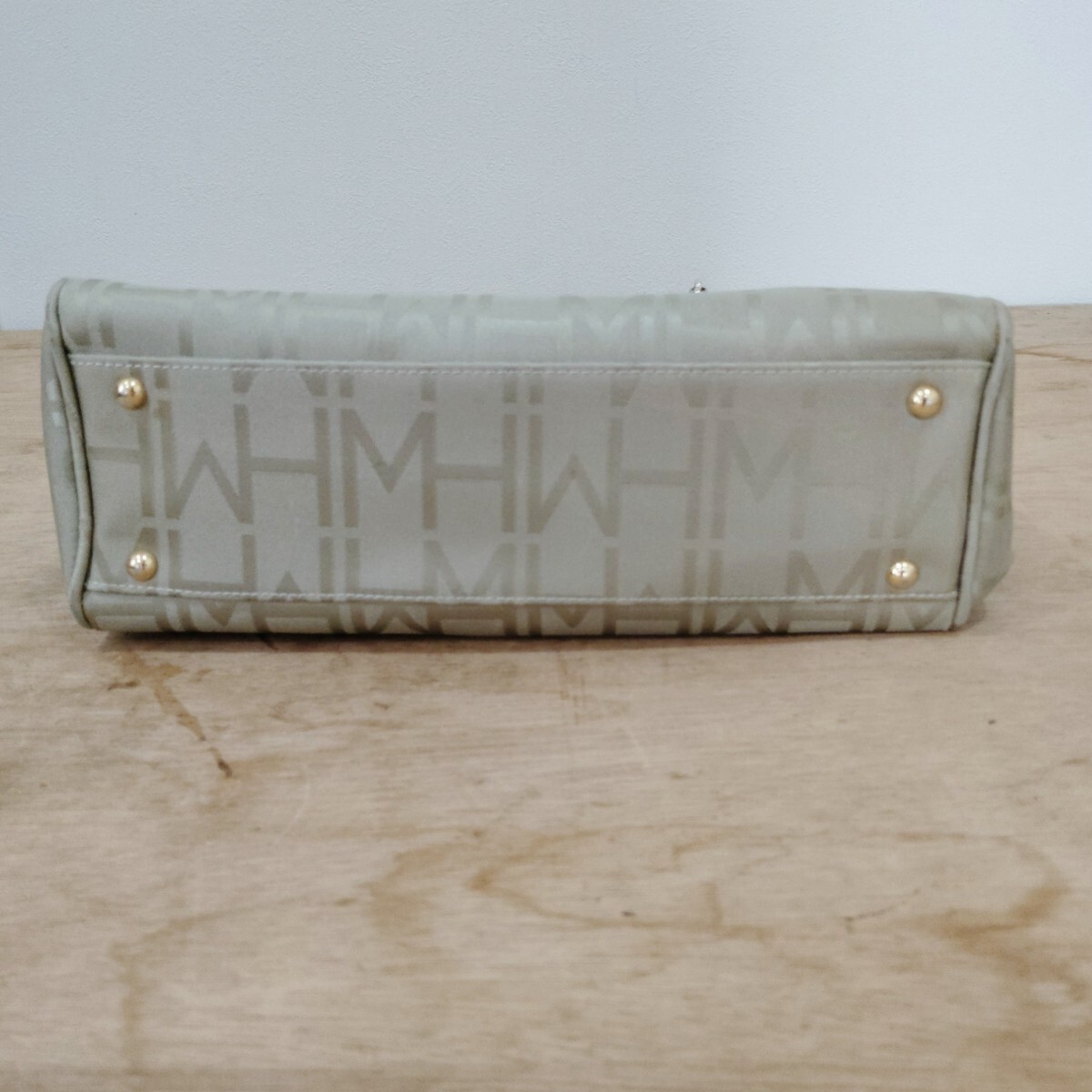 HM　ハナエモリ×ノエビア　ノベルティ　ハンドバッグ　ベージュ　鞄　レディース_画像7