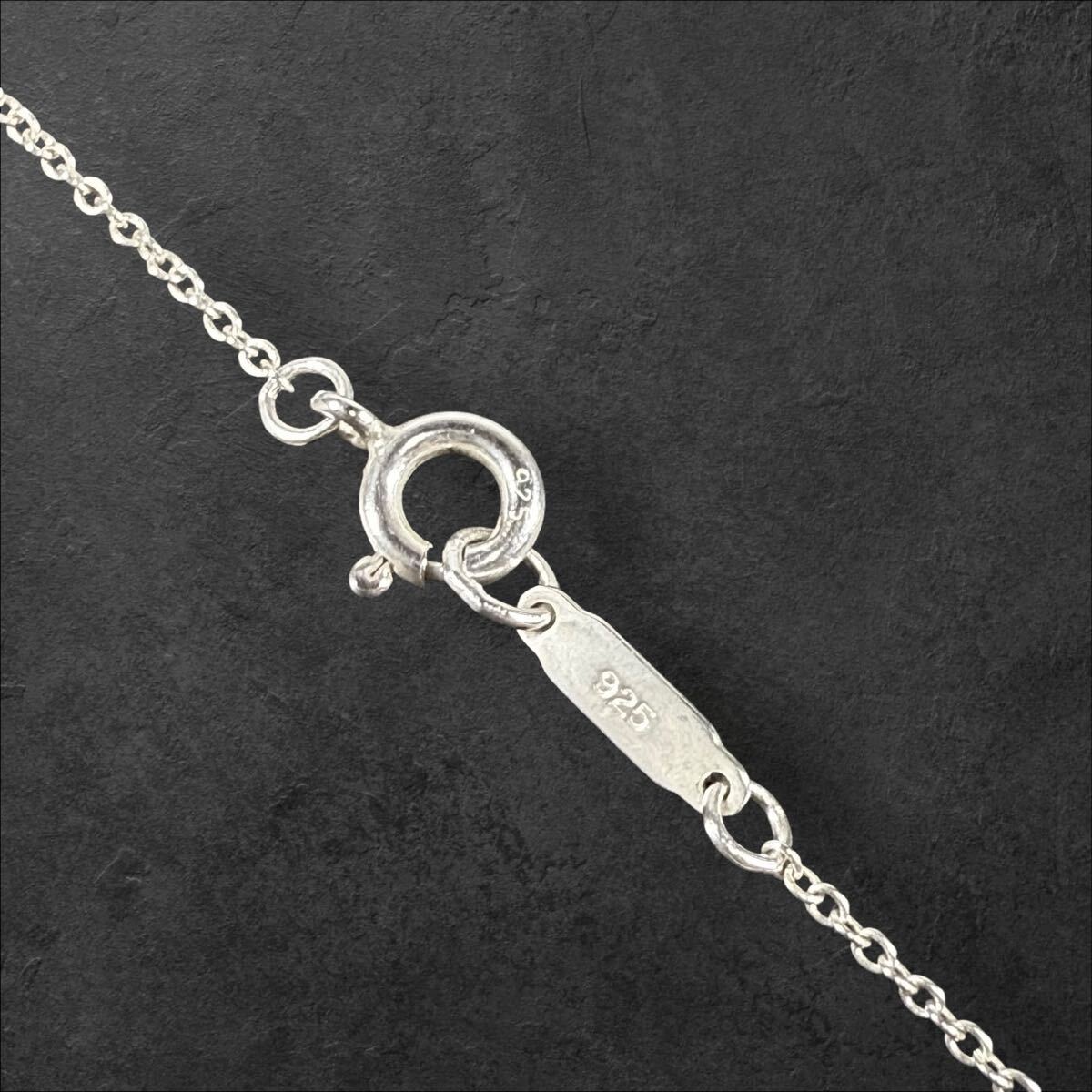 良品【ティファニー】基準内 TIFFANY&Co. ネックレス リターントゥハート ダブル シルバー925 全長40cm トップ幅1cm 女性用 レディース_画像5