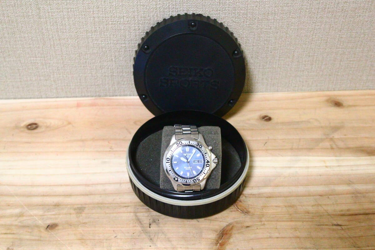 TJ10151 SEIKO セイコー キネティック KINETIC 5M43-0C30 AGS SCUBA 自動巻き メンズ _画像3