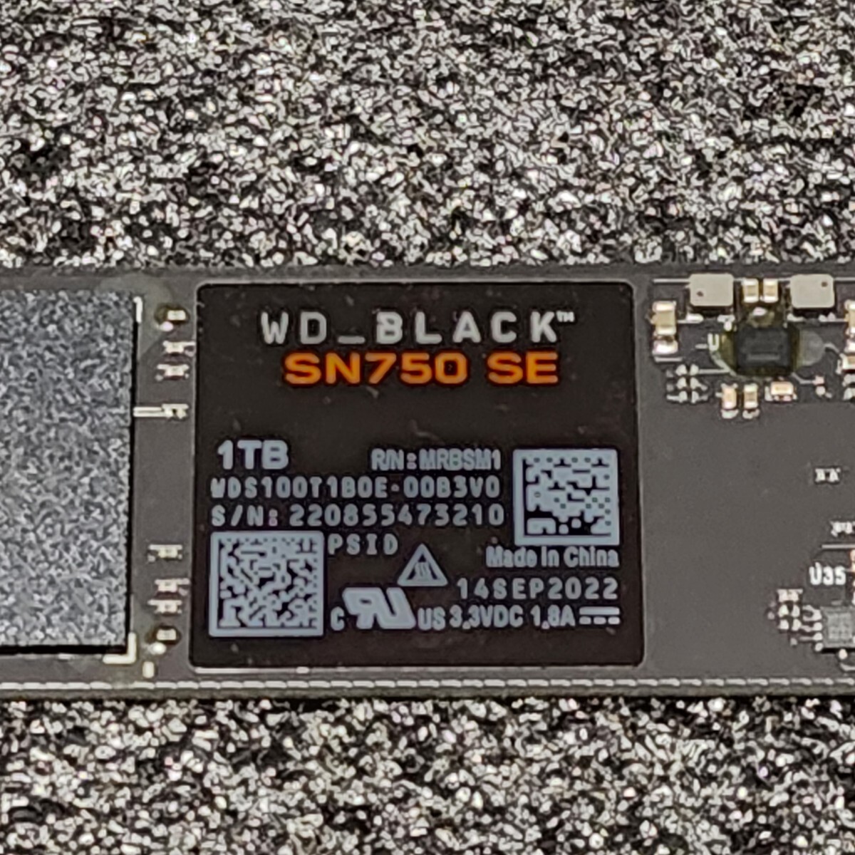 WesternDigtal WD BLACK SN750 SE 1000GB/1TB NVMe SSD フォーマット済み PCパーツ M.2 2280 動作確認済み 960GB_画像2