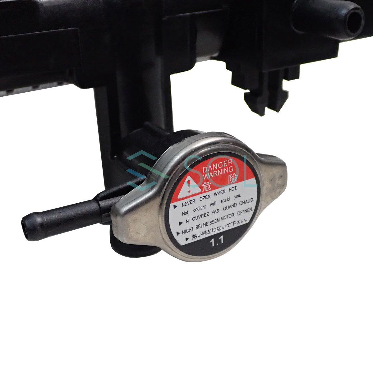 CAPSOL ミラ L275S L285S ラジエーター ラジエター キャップ付 AT/CVT車用 16400-B2201 18時まで即日出荷_画像7