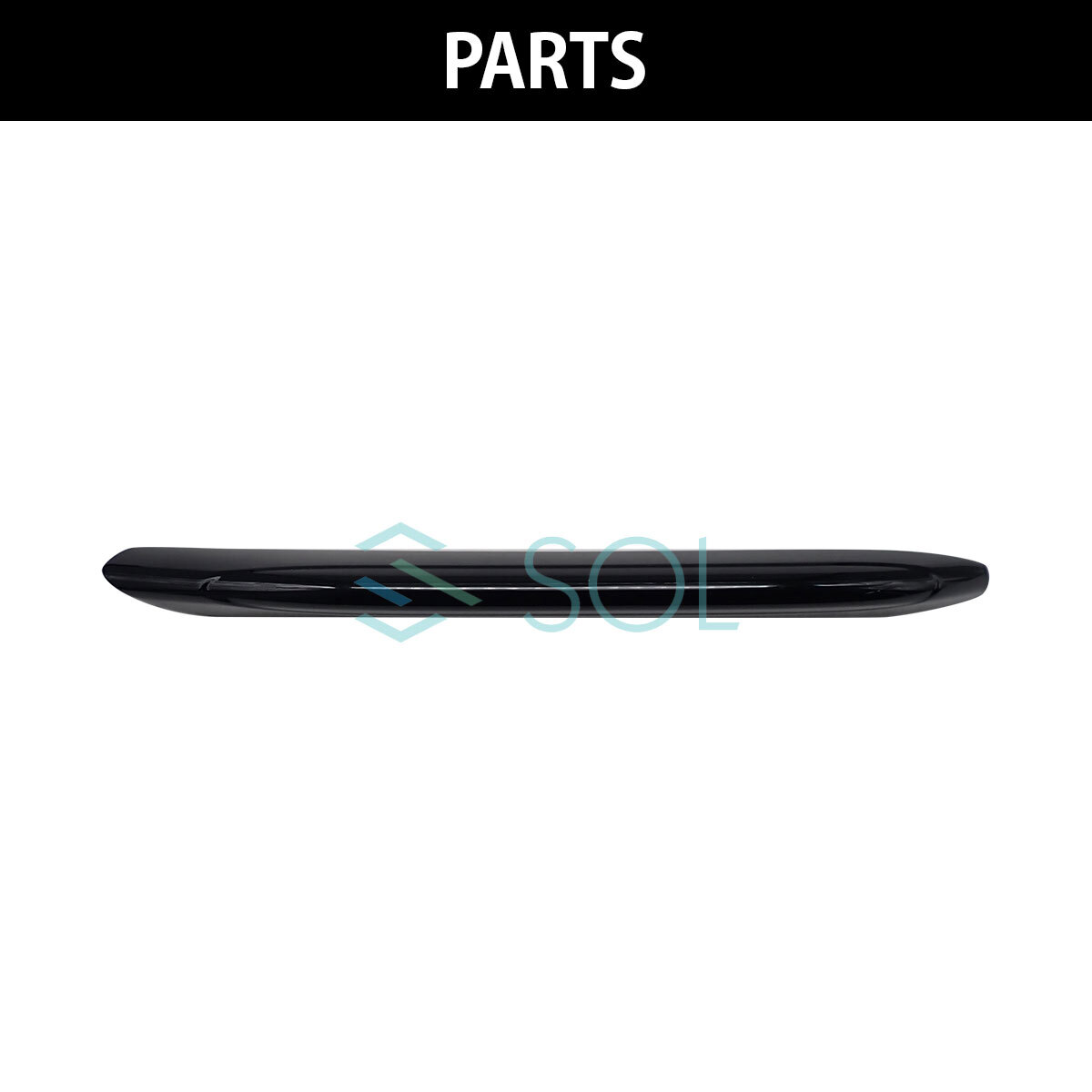 ベンツ Cクラス W206 S206 前期 AMGライン用 フロントダクトカバーフィン ダクトフィン ロングタイプ 4点セット グロスブラック_画像2