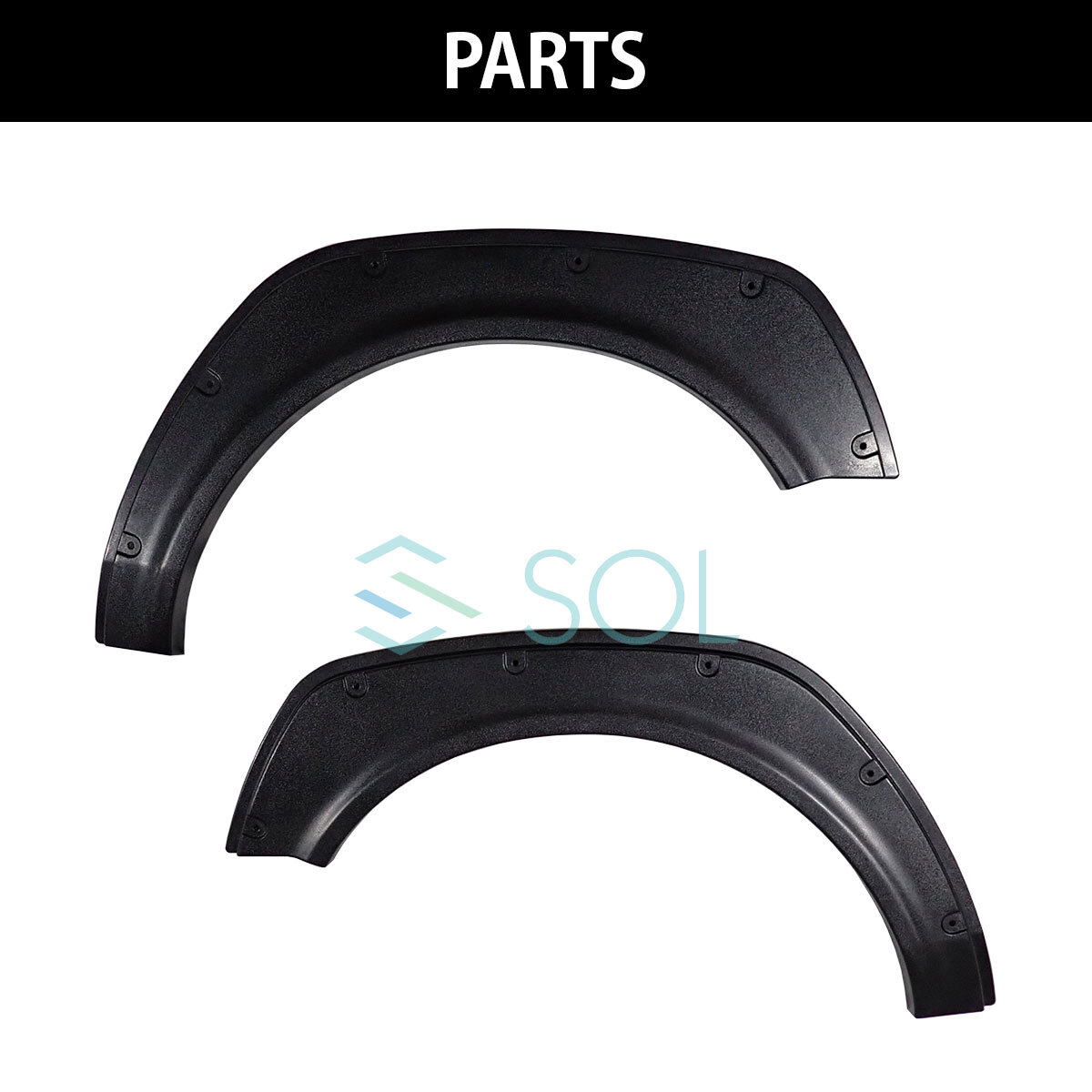 ハイゼットトラック ジャンボ S500P オーバーフェンダー 6枚セット フェンダーモール ABS トラックパーツ 18時まで即日出荷 車種専用設計_画像2