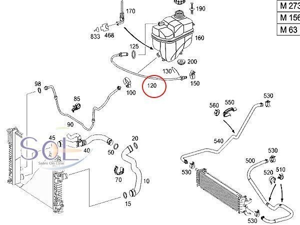 ベンツ W211 W219 ベンチレーションホース ブリーザーホース E240 E250 E280 E300 E320 E350 CLS350 2115010625 出荷締切18時_画像2