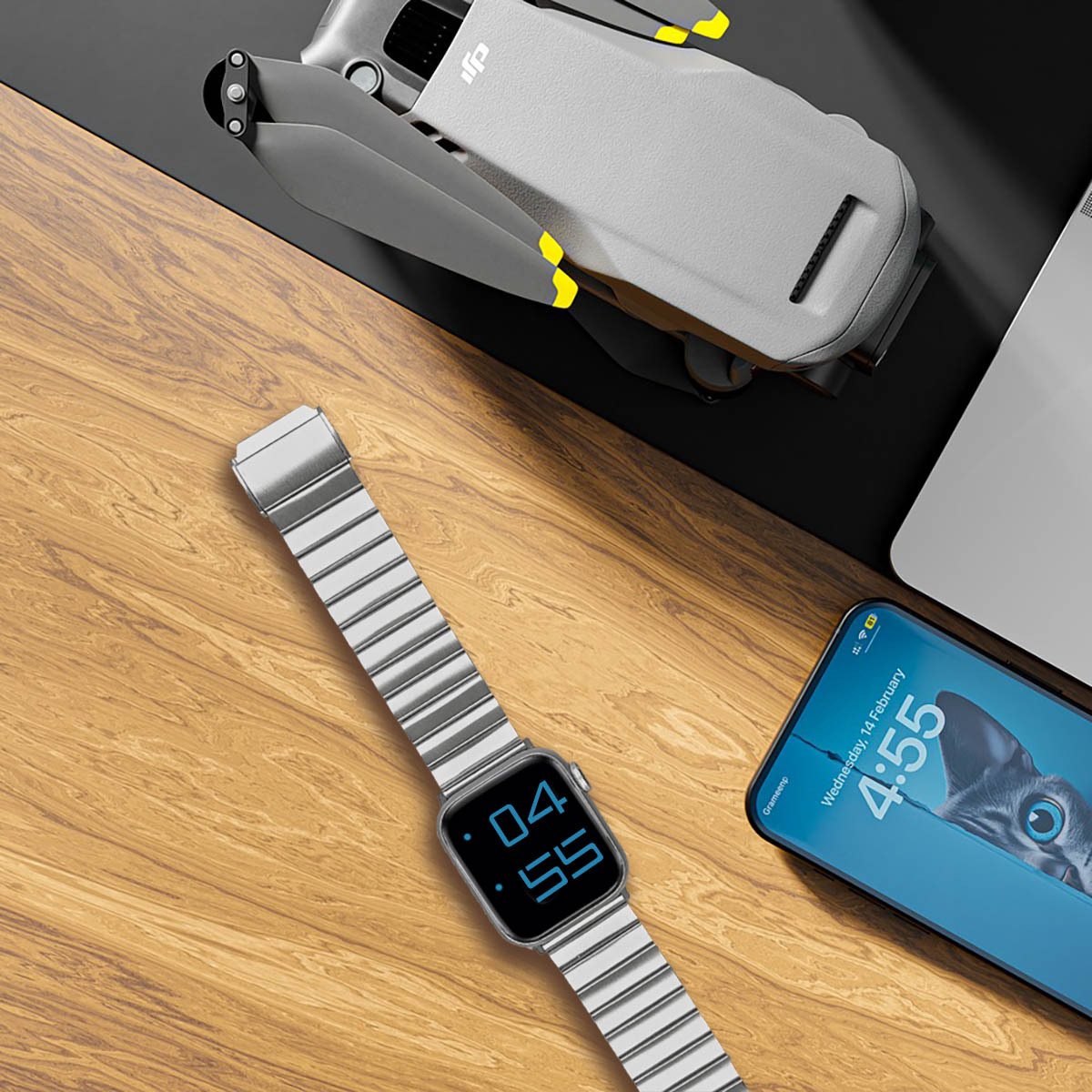 apple watch バンド おしゃれ 銀色 ステンレス アップルウォッチ 銀 シルバー Ultra series SE 9 8 42mm 44mm 45mm 49mm 交換用 安い 人気_画像10