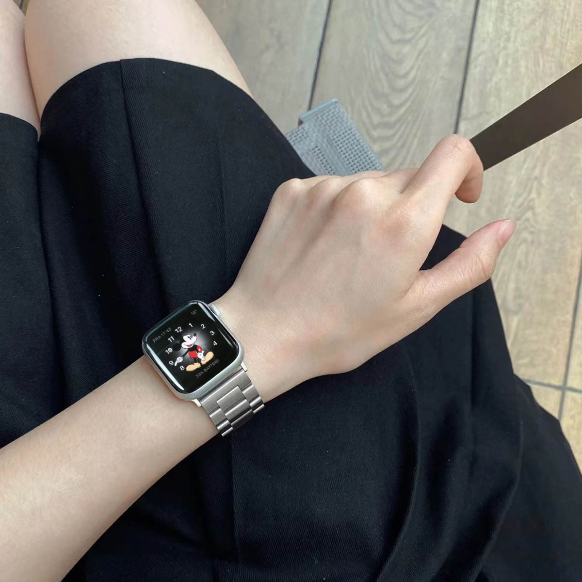アップルウォッチ バンド おしゃれ ステンレス 銀 シルバー apple watch band Ultra series SE 9 8 38mm 40mm 41mm apple watch 交換用 安_画像8