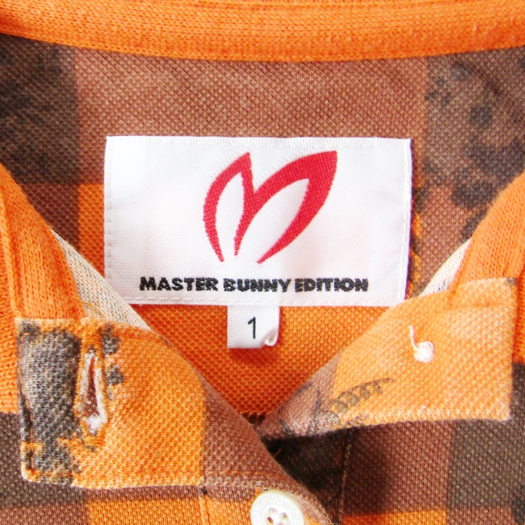 MASTER BUNNY EDITION　マスターバニーエディション　総柄ゴルフポロシャツ　サイズ1_画像7