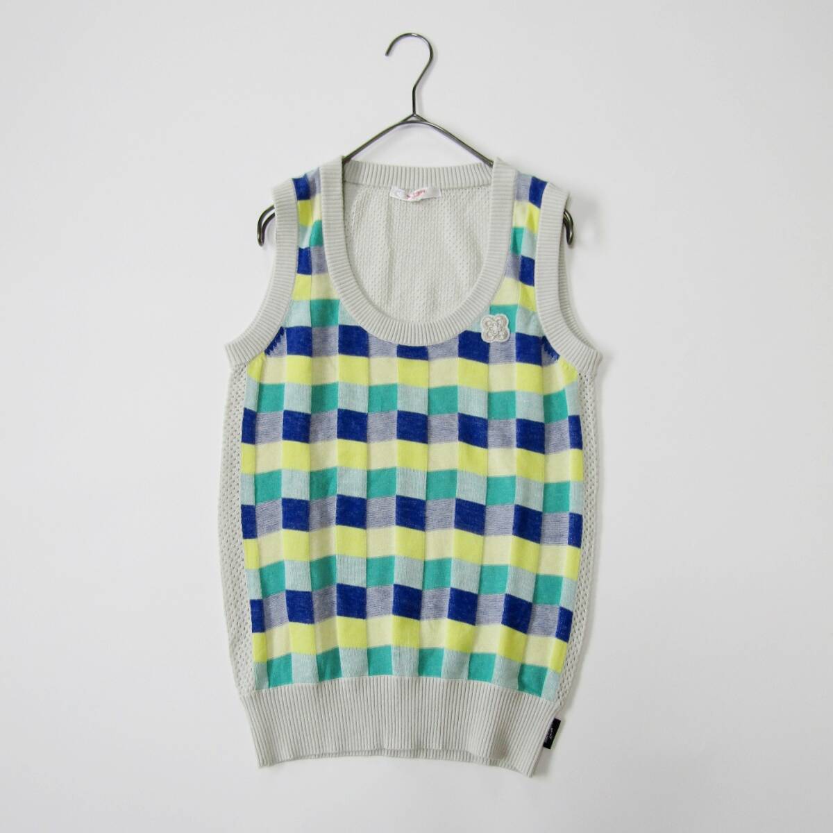 marie claire　マリ・クレール　レディースゴルフニットベスト　Mサイズ_画像1