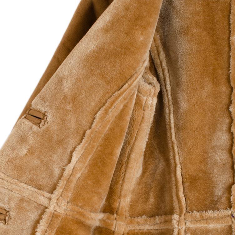 Noela ノエラ フェイクムートンコート アウター ベージュブラウン レディース フリーサイズ_画像3