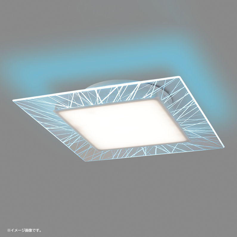 D5404YO ◆1030_17凹【未使用品】LED シーリングライト ～8畳 ホタルクス SLDC08V001BSG 21年製 クリスタルカット未使用 家電_画像1