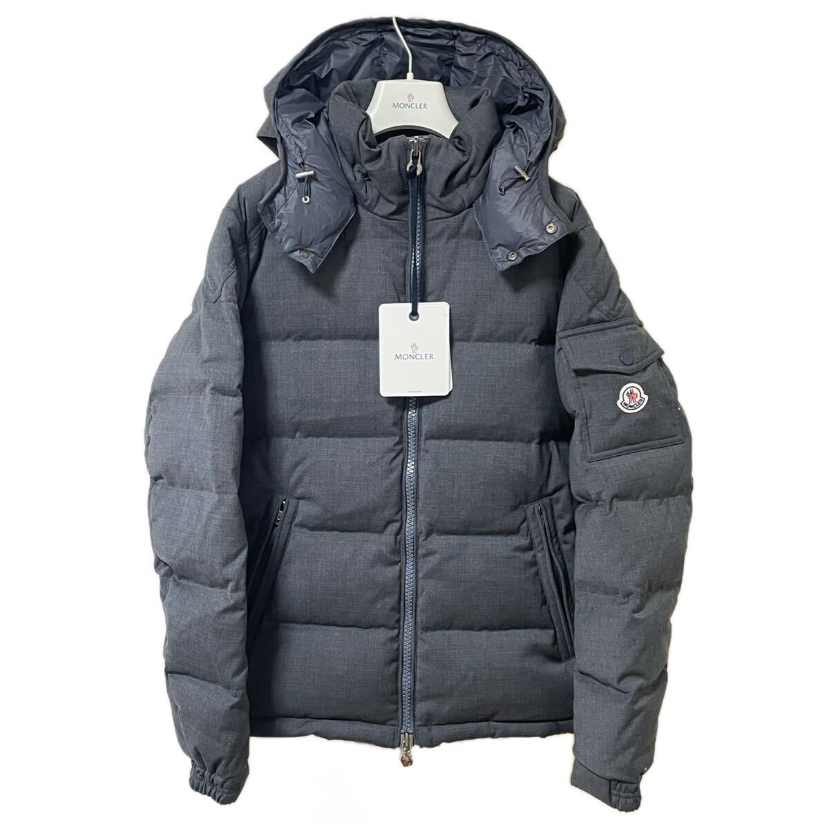 未使用 MONCLER MONTGENEVRE 3 モンクレール ダークグレー ダウンジャケット 正規品 ダウン ジャケット ブルゾン モンクレールジャパン_画像1