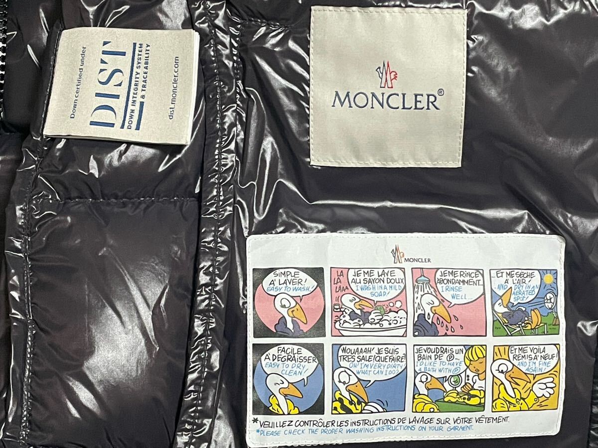 未使用 MONCLER BORMES GILET 2 ブラック ダウンベスト モンクレール フード ダウン ベスト ジャケット モンクレールジャパン 黒_画像4