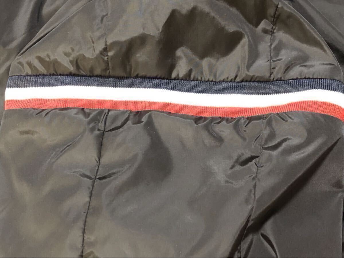 未使用 MONCLER GRIMPEURS モンクレール ジャケット ナイロン パーカー 4 正規品 モンクレールジャパン フード ブラックトリコロール_画像9