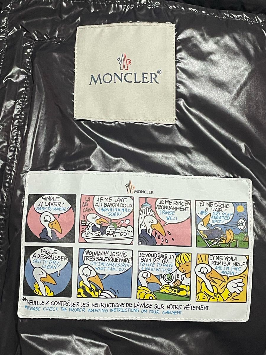 未使用 MONCLER BORMES GILET 2 ブラック ダウンベスト モンクレール フード ダウン ベスト ジャケット モンクレールジャパン 黒_画像5