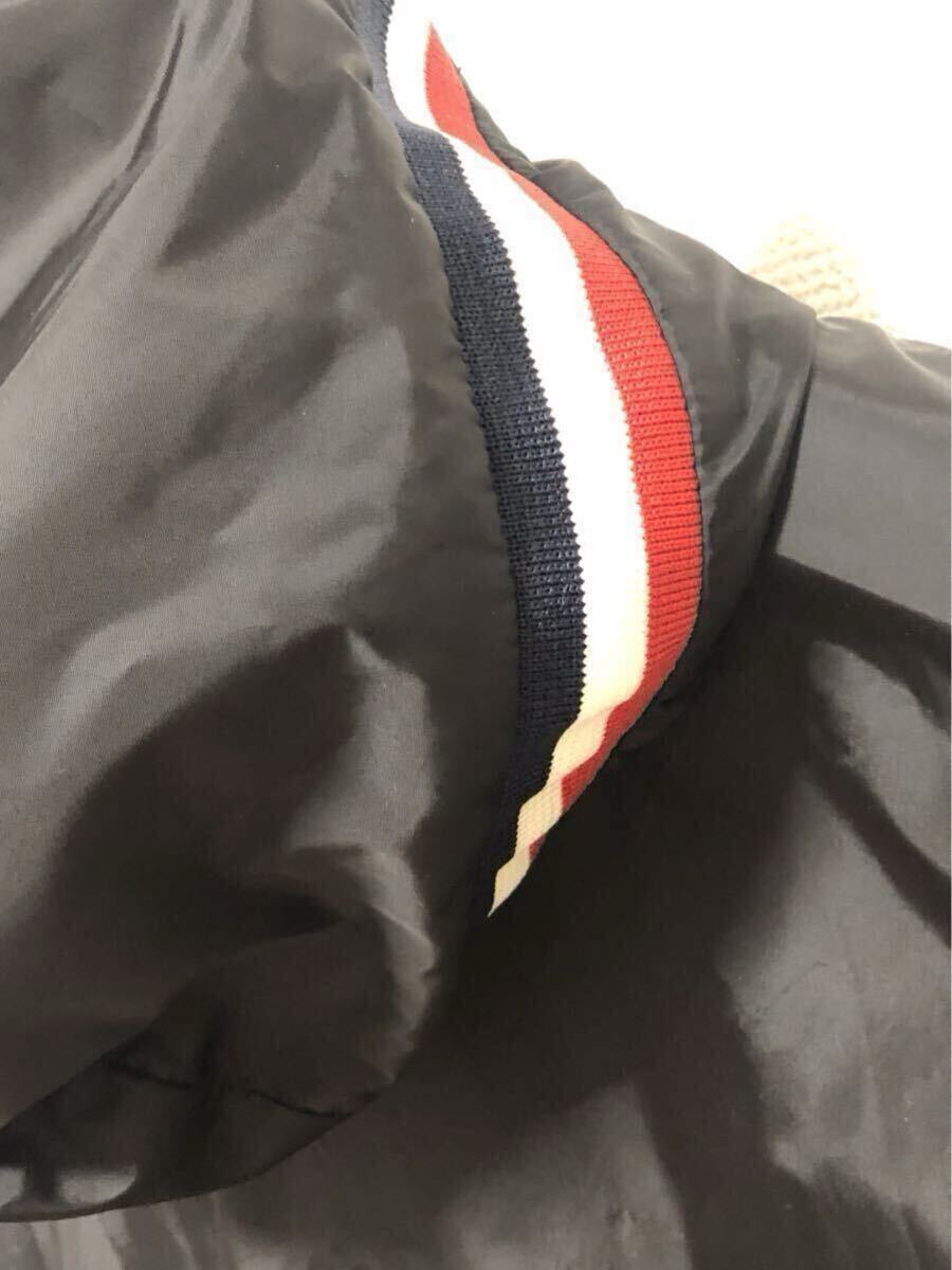 未使用 MONCLER GRIMPEURS モンクレール ジャケット ナイロン パーカー 4 正規品 モンクレールジャパン フード ブラックトリコロール_画像6