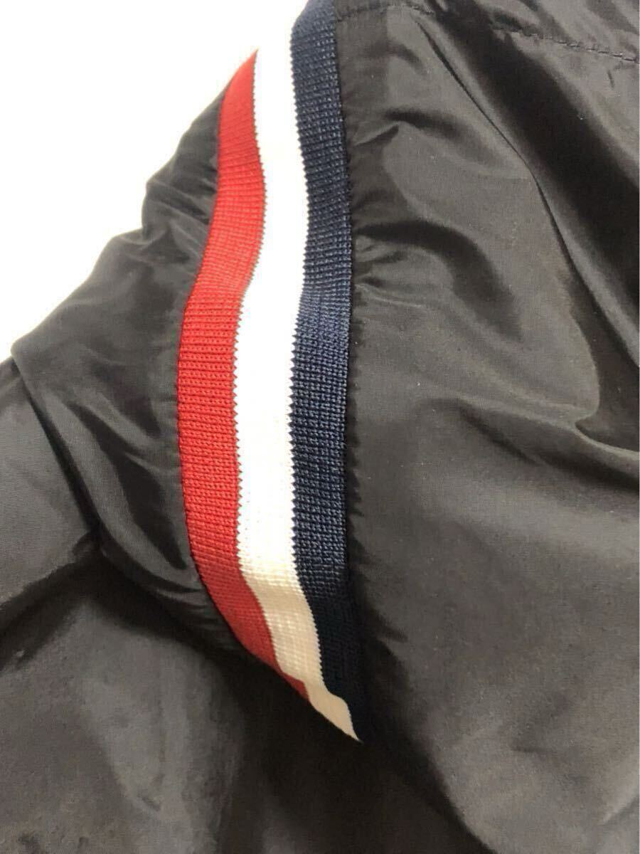 未使用 MONCLER GRIMPEURS モンクレール ジャケット ナイロン パーカー 4 正規品 モンクレールジャパン フード ブラックトリコロール_画像7
